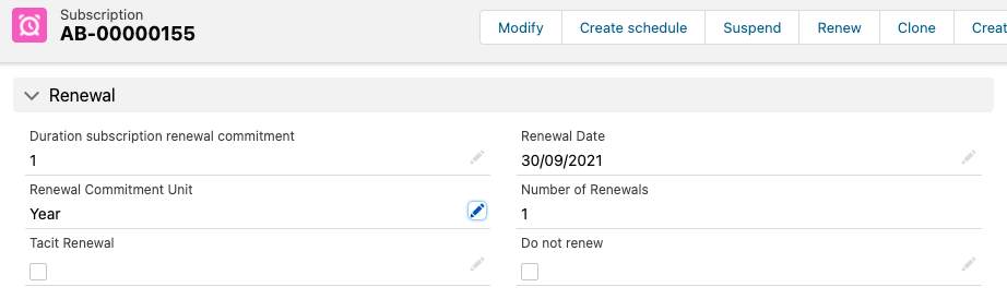 Subscriptions - Renewing a subscription - methods